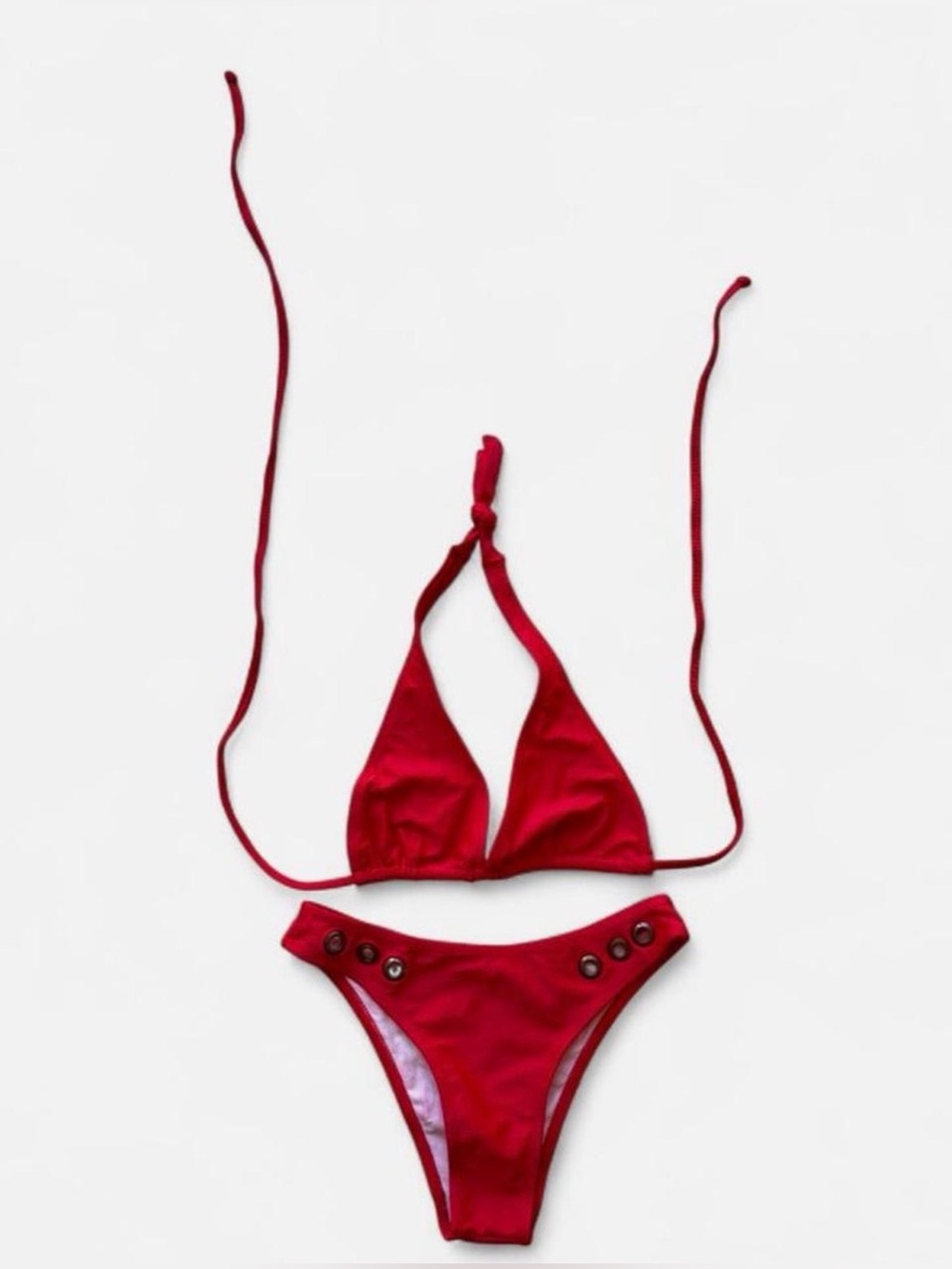 Red Triangle Bikini Set - NWOT
